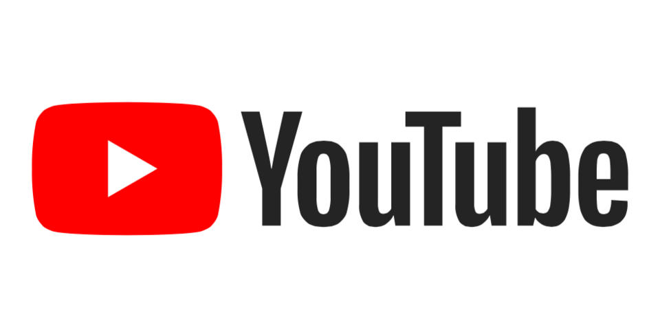 Logotyp serwisu You Tube z lewej symbol odtwarzania, z prawej nazwa serwisu